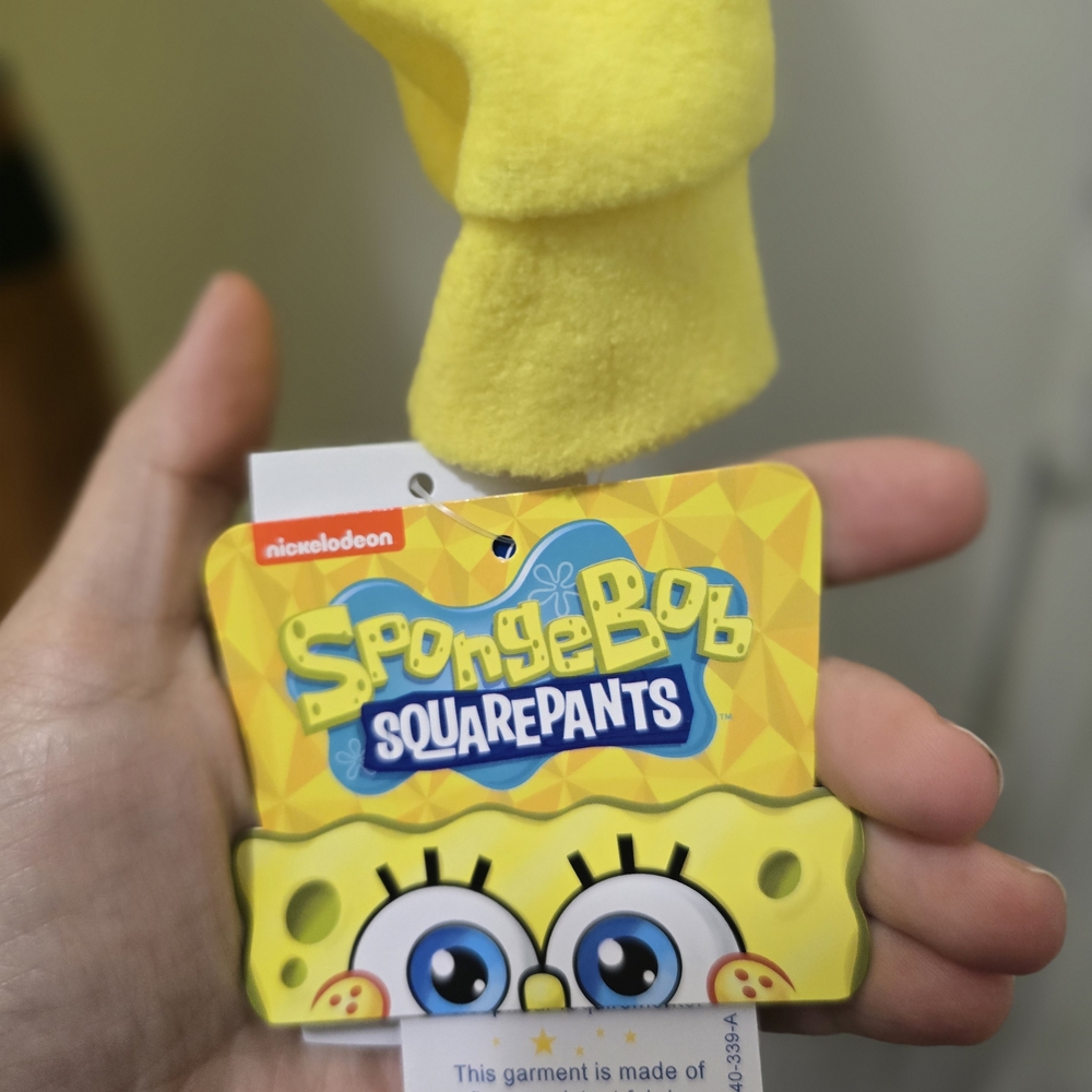 Nickelodeon SpongeBob Yellow and Brown Kids Footie - Picture 2 of 4